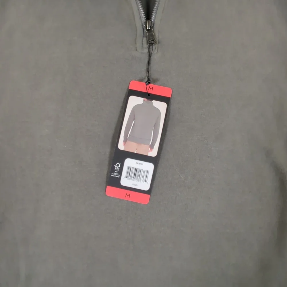 Banana Republic Men Quarter Zip Pullover Sweatshirt New Fleece Mock Neck M #2650